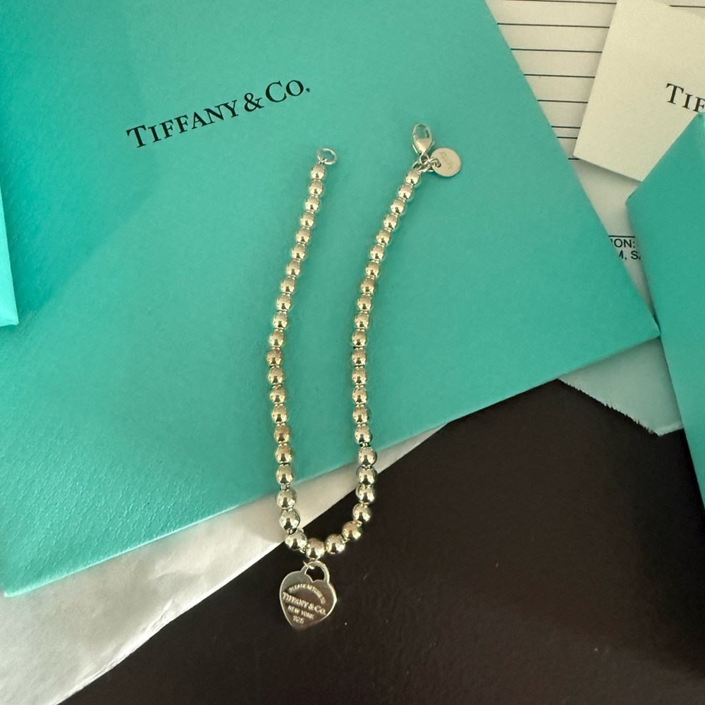 Tiffany & Co. Silver Beaded Bracelet